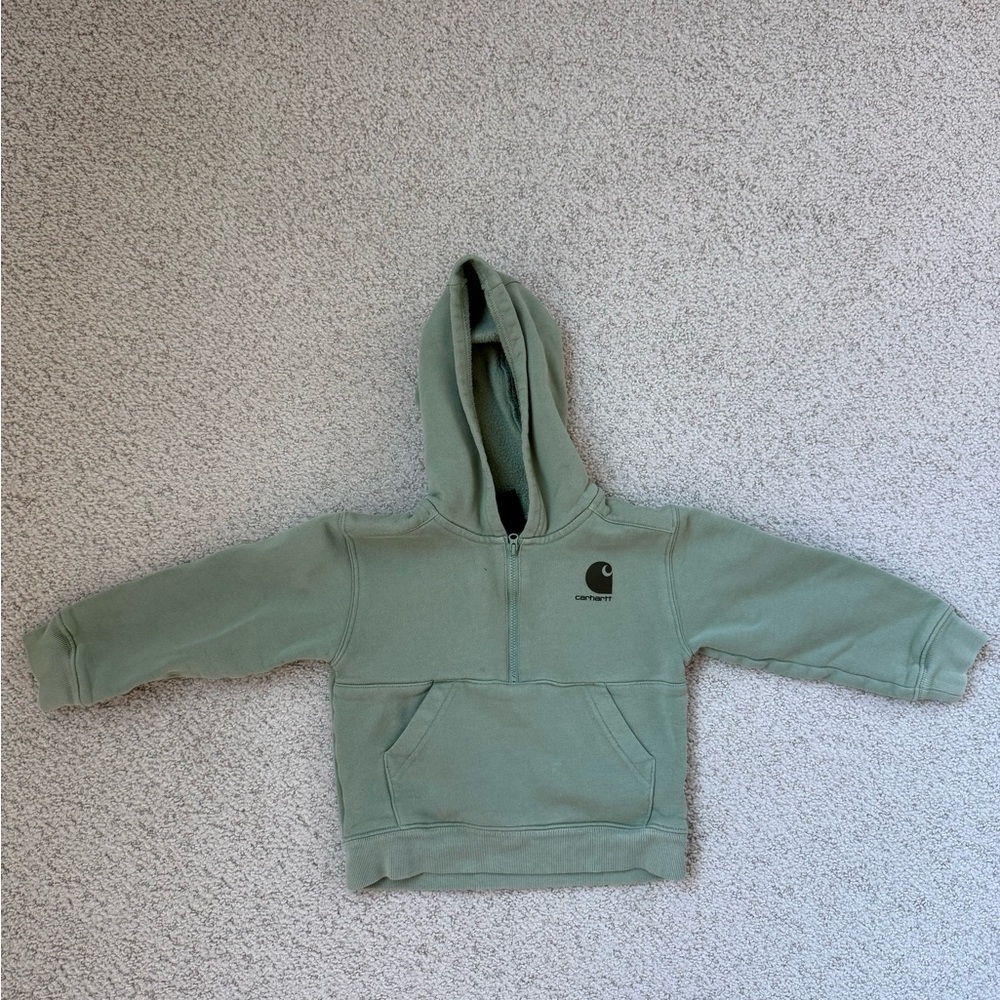 Carhartt Kids Olive Green Hoodie